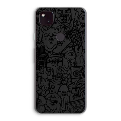 Vexx Black Mixtape: Google Pixel 4a 5G Transparant Hoesje