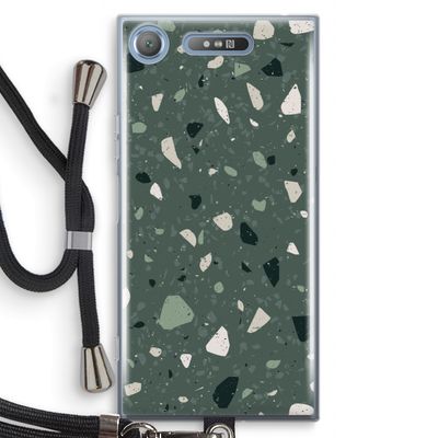 Terrazzo N°19: Sony Xperia XZ1 Transparant Hoesje met koord
