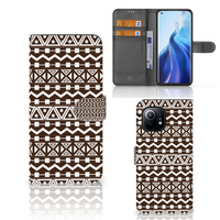 Xiaomi Mi 11 Telefoon Hoesje Aztec Brown - thumbnail