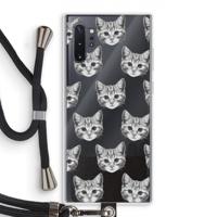 Kitten: Samsung Galaxy Note 10 Plus Transparant Hoesje met koord