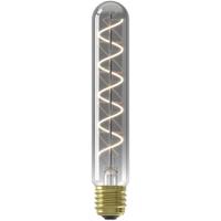 Leen Bakker - LED Buislamp Dimbaar - Titanium - E27 - 4W - 136 LM - Glas - Grijs - H18.5 Cm