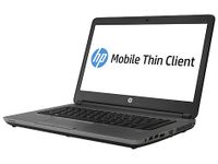 HP mt41 Mobile Thin Client Mobiele thin client 35,6 cm (14") AMD A4 8 GB DDR3L-SDRAM 16 GB SSD Windows Embedded Standard 7E Zilver - thumbnail