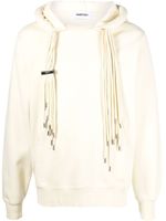 AMBUSH hoodie à capuche à lien de resserrage - Tons neutres