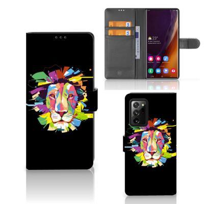 Samsung Galaxy Note20 Ultra Leuk Hoesje Lion Color