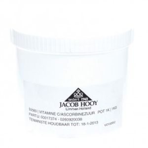 Jacob Hooy Vitamine C/Ascorbinezuur 1000gr