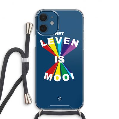 Het Leven Is Mooi: iPhone 12 Transparant Hoesje met koord