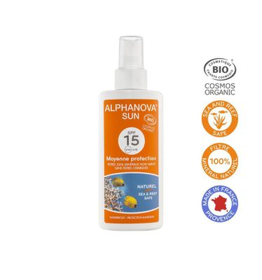 Sun bio spray SPF15 vegan