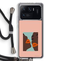 Orange lips: Xiaomi Mi 11 Ultra Transparant Hoesje met koord