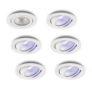 Slimme LED-inbouwspot Vivaro wit 5W IP54 RGBWW Zigbee