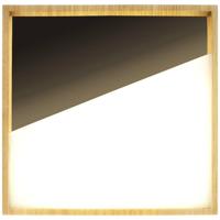 ECO-Light 9360 S NERO VISTA LED-plafondlamp LED 25 W Zwart, Hout