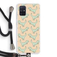 Dinos: Samsung Galaxy A71 Transparant Hoesje met koord