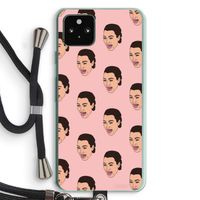 Ugly Cry Call: Pixel 5a 5G Transparant Hoesje met koord