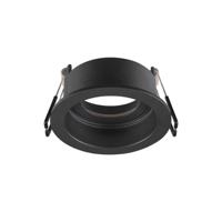 SLV InbouwringNew Tria 68 rond zwart - verdiept - zonder fitting - 1007451