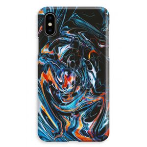 Black Unicorn: iPhone XS Max Volledig Geprint Hoesje