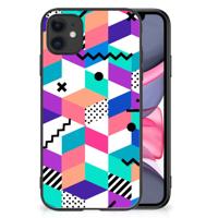 iPhone 11 Backcover Blokken Kleurrijk iPhone 11 Backcover Blokken Kleurrijk