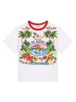 Dolce & Gabbana Kids t-shirt à imprimé cachemire - Blanc - thumbnail