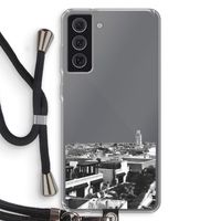 Marrakech Skyline : Samsung Galaxy S21 FE Transparant Hoesje met koord