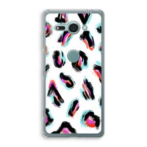 Cheetah color: Sony Xperia XZ2 Compact Transparant Hoesje