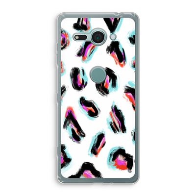 Cheetah color: Sony Xperia XZ2 Compact Transparant Hoesje
