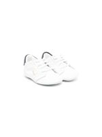 Palm Angels Kids baskets Palm One en cuir - Blanc