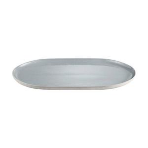 Sablo Serveerbord 40 Cm | Grijs | Blauw | Stoneware