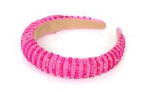 Glitter haarband pink
