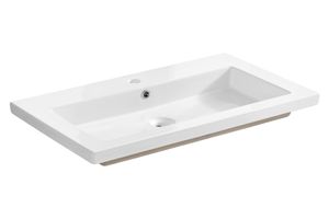 Comad Spirit keramische wastafel 101x46cm wit glans