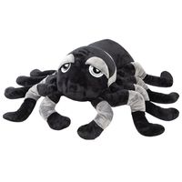 Pluche knuffel spin - tarantula - zwart/grijs - 82 cm - XXL-size