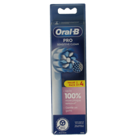 Oral B Opzetborstel sensitive clean 4 Stuks