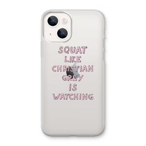 Christian Grey: iPhone 13 mini Transparant Hoesje