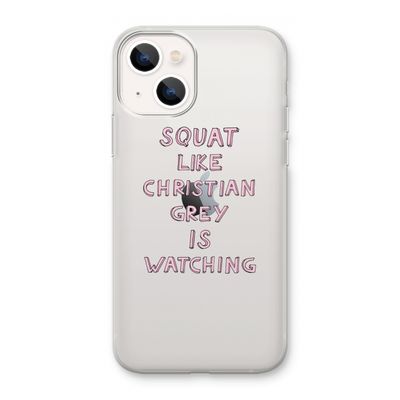Christian Grey: iPhone 13 mini Transparant Hoesje