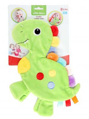 Toi-Toys knisperdoekje dino junior pluche 35 cm