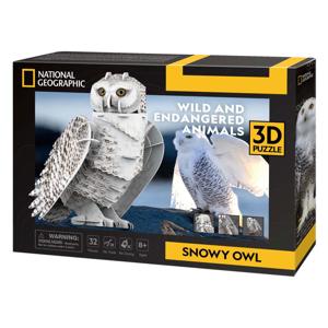 Cubic Fun 3d puzzel national geographic sneeuw uil