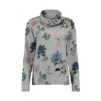 Bloomings - Grijs | Dames | Trui | Grijs | S | regular | Kamst mode Bloomings - Grijs | Dames | Trui | Grijs | S | regular | Kamst mode