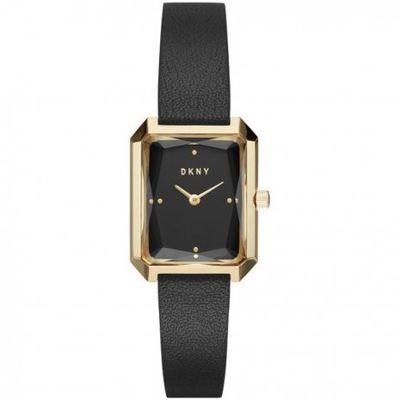 Horlogeband DKNY NY2644 Leder Zwart 12mm