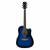 Ibanez PF15ECE-TBS Transparent Blue Sunburst elek. akoestische westerngitaar