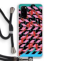 Skew Blush 2: Samsung Galaxy S20 Transparant Hoesje met koord