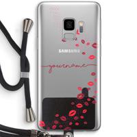 Kusjes: Samsung Galaxy S9 Transparant Hoesje met koord