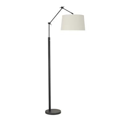 Highlight LeeslampMagna zwart met kap off white - V4421.01 + O4345.14