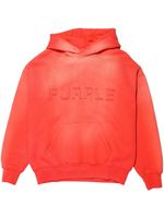 Purple Brand Hoodie met logopatch - Rood - thumbnail