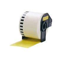 Brother DK-44605 Continuous Removable Yellow Paper Tape (62mm) Geel - thumbnail