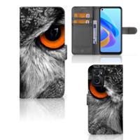OPPO A76 | A96 | Telefoonhoesje | Met pasjeshouder | Uil