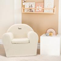 Teddy kinderstoel met naam - Wit