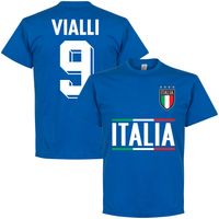 Italië Vialli 9 Team T-Shirt
