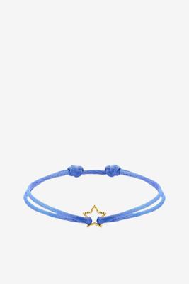 Just Franky armband Vintage Star Satin geelgoud