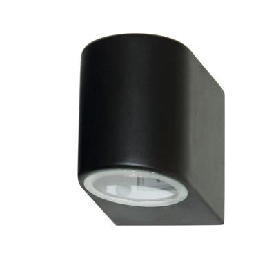 Searchlight Zwarte wandspotSplot Downlight 8cm - 8008-1BK-LED