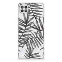Samsung Galaxy A22 5G | TPU Case | Leaves Grey