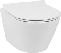 Ben Stelvio hangtoilet compact 36x50x34,5cm met Xtra glaze+ en Free flush wit - thumbnail