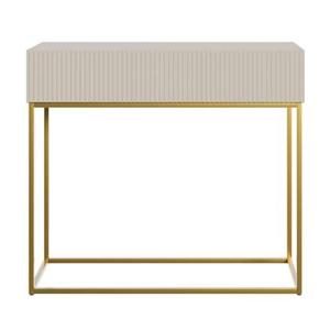 NADUVI Collection Vesper Sidetable - Greige / Goud