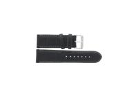 Horlogeband Universeel 61324.10.24 Leder Zwart 24mm
